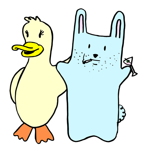 Duck and Bunny